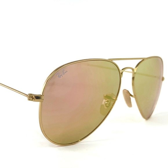 Ray-Ban Aviator Classic Golden Sunglasses - Picture 3 of 9